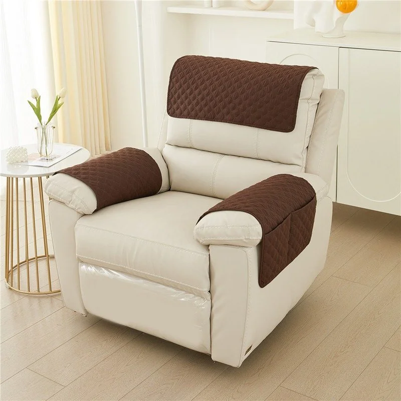 Sofa Headrest Armrest Pad Three-piece Set