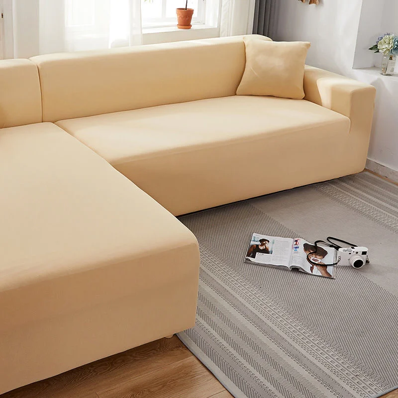 Solid Color Stretch Sofa Cover Cover All Inclusive