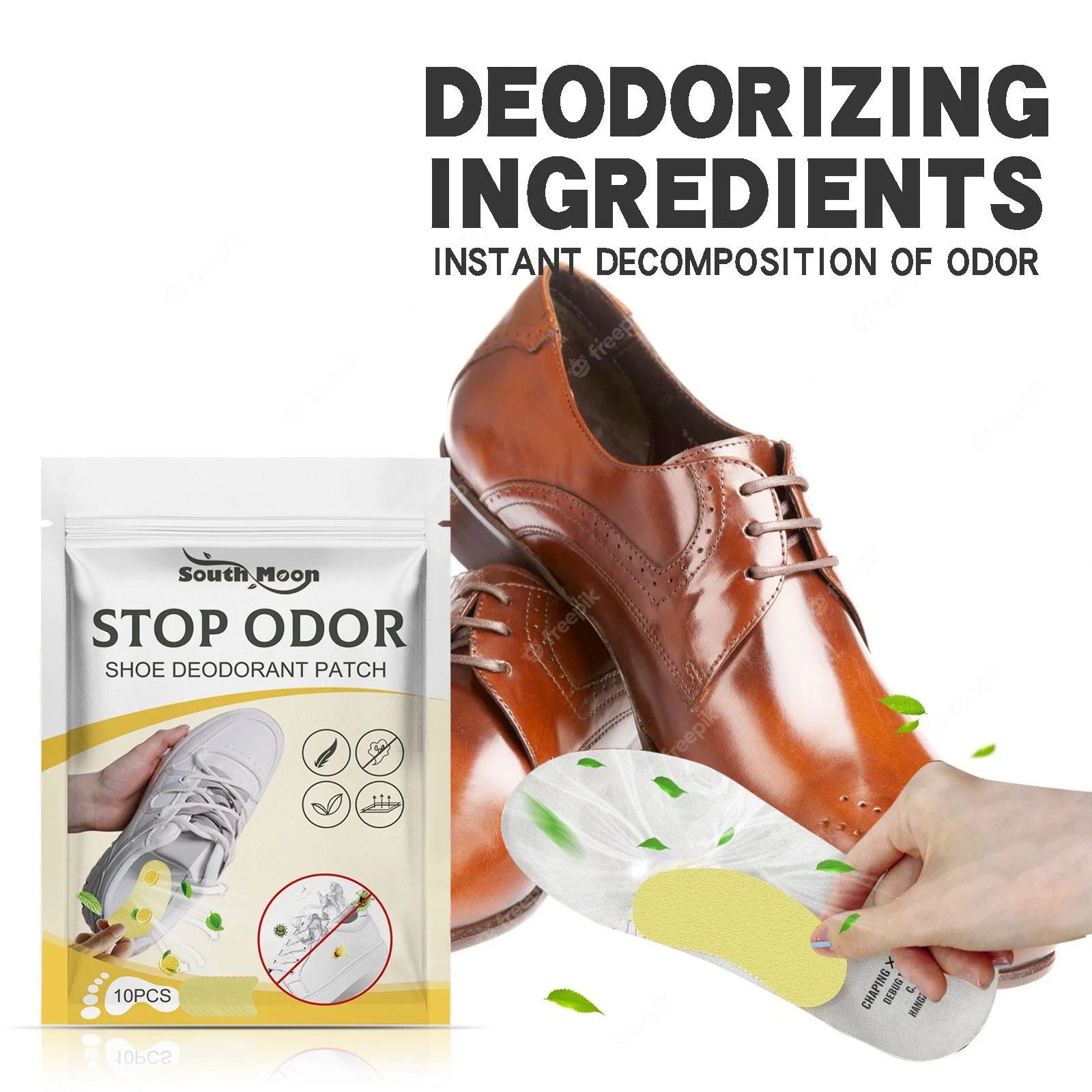 South Moon Shoe Deodorizing Sticker for Fresh Feet