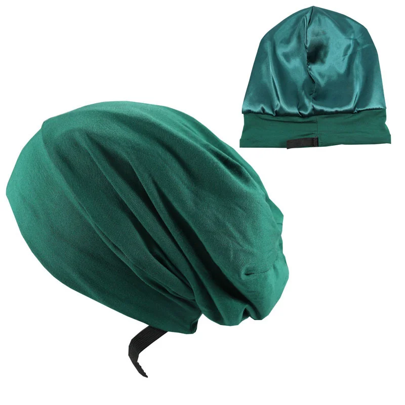 Spring and Autumn Adjustable Men's Satin Lined Hood