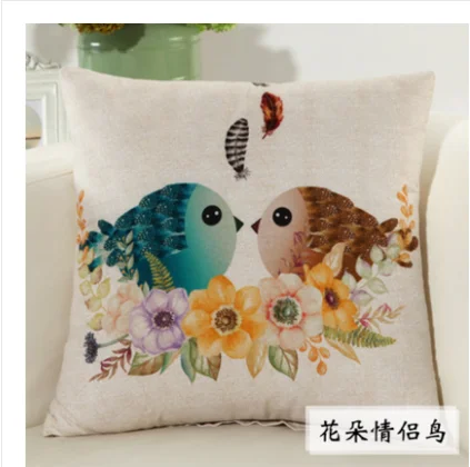 Square Back Cushion Head Cushion Set Square Pillow Cartoonpillow Core Pillow Car Small Animal Sofa