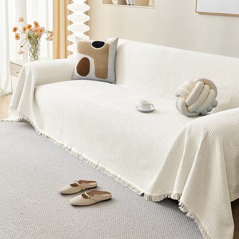 Teddy Plush Waterproof Sofa Cover Four Seasons Universal All-inclusive Non-slip Anti-scratch Dustproof