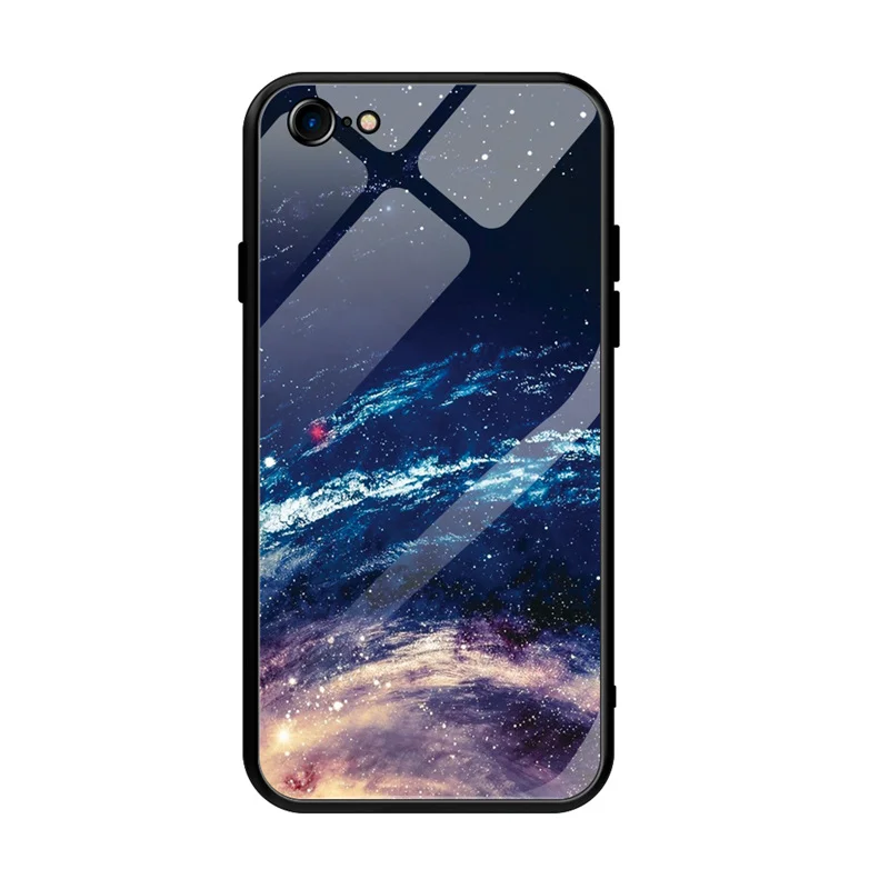 Tempered Glass Soft Side Tpu Painted Phone Case