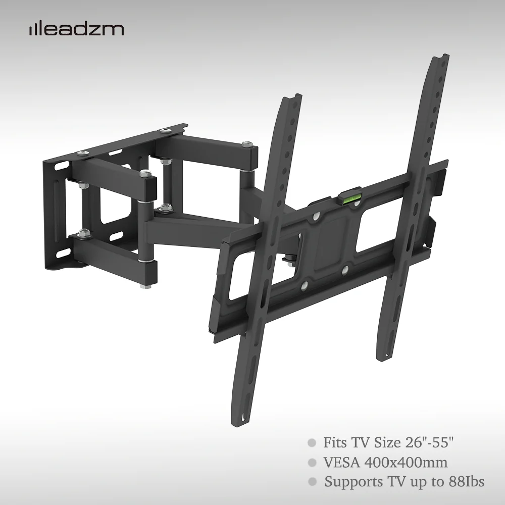 Wall Mounted TV Stand TMDS-105 – 10° Up/Down, 30° Left/Right Tilt, 88lb Capacity