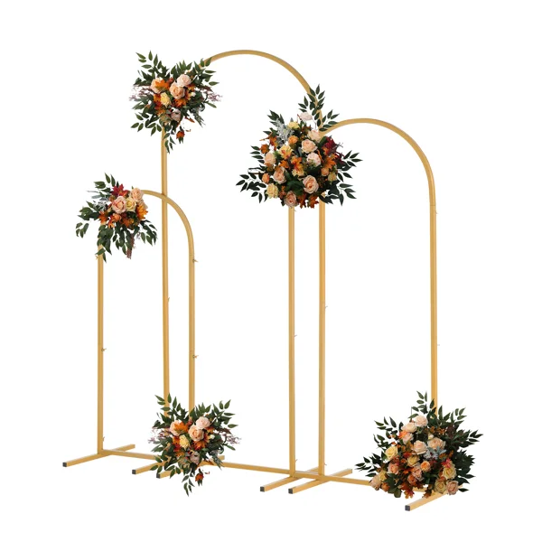 Top Door Frame Gold Three Piece Set