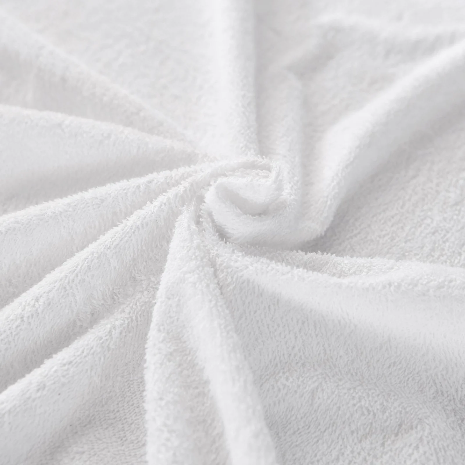 Towel Cloth Lace-up Waterproof Mattress Protector Solid Color Bedspread