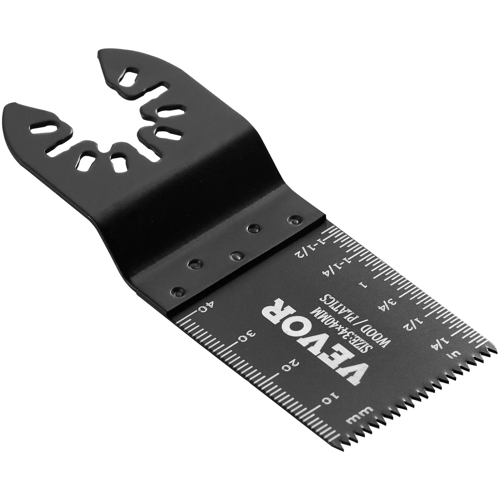 Vevor 50pcs Oscillating Saw Blades, Universal Quick Release Oscillating Saw Blades, Multitool Tool Blades for Wood Plastic Aluminum