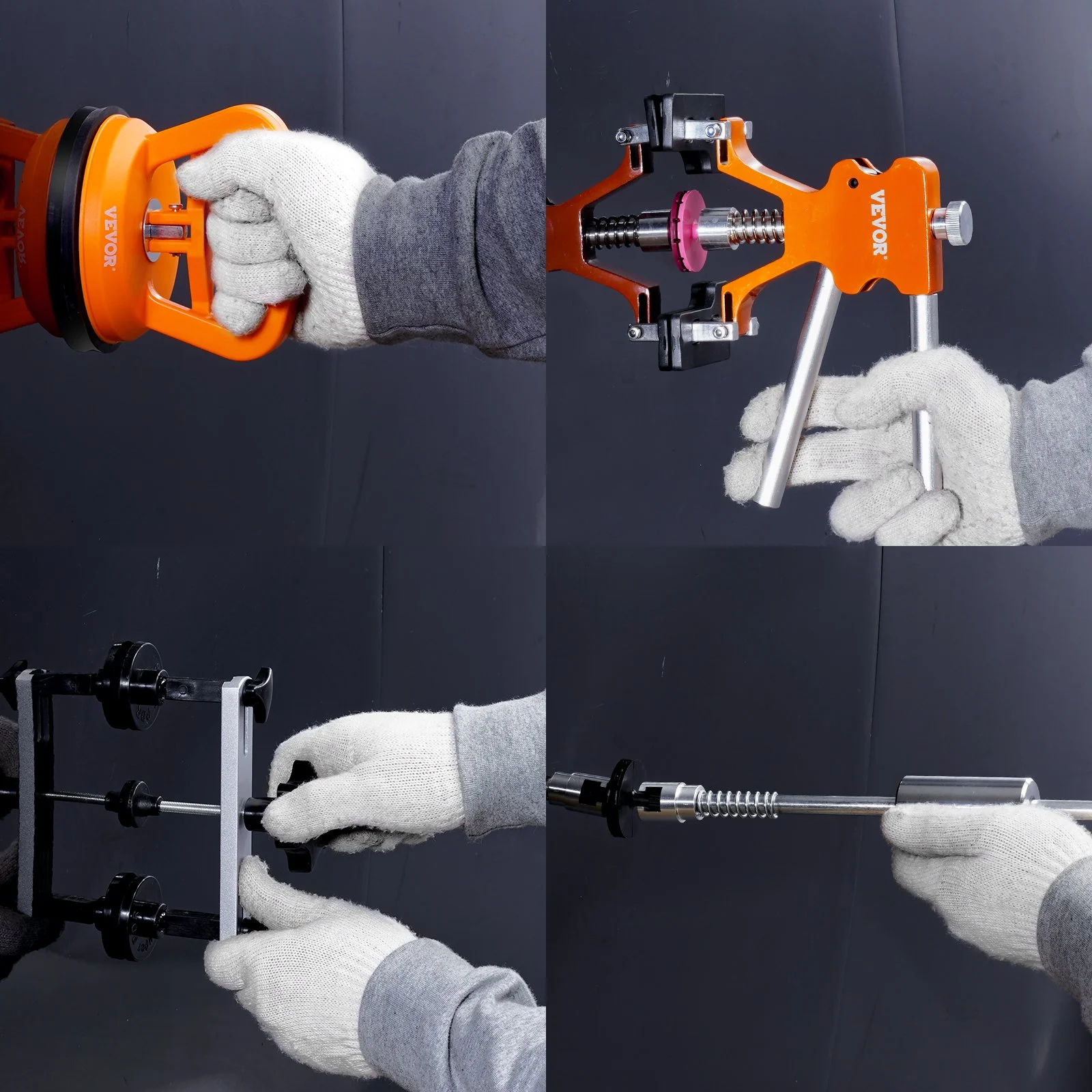 Vevor Car Body Dent Puller Bridge Lifter Tool Paintless Hail Remover Repair Kit
