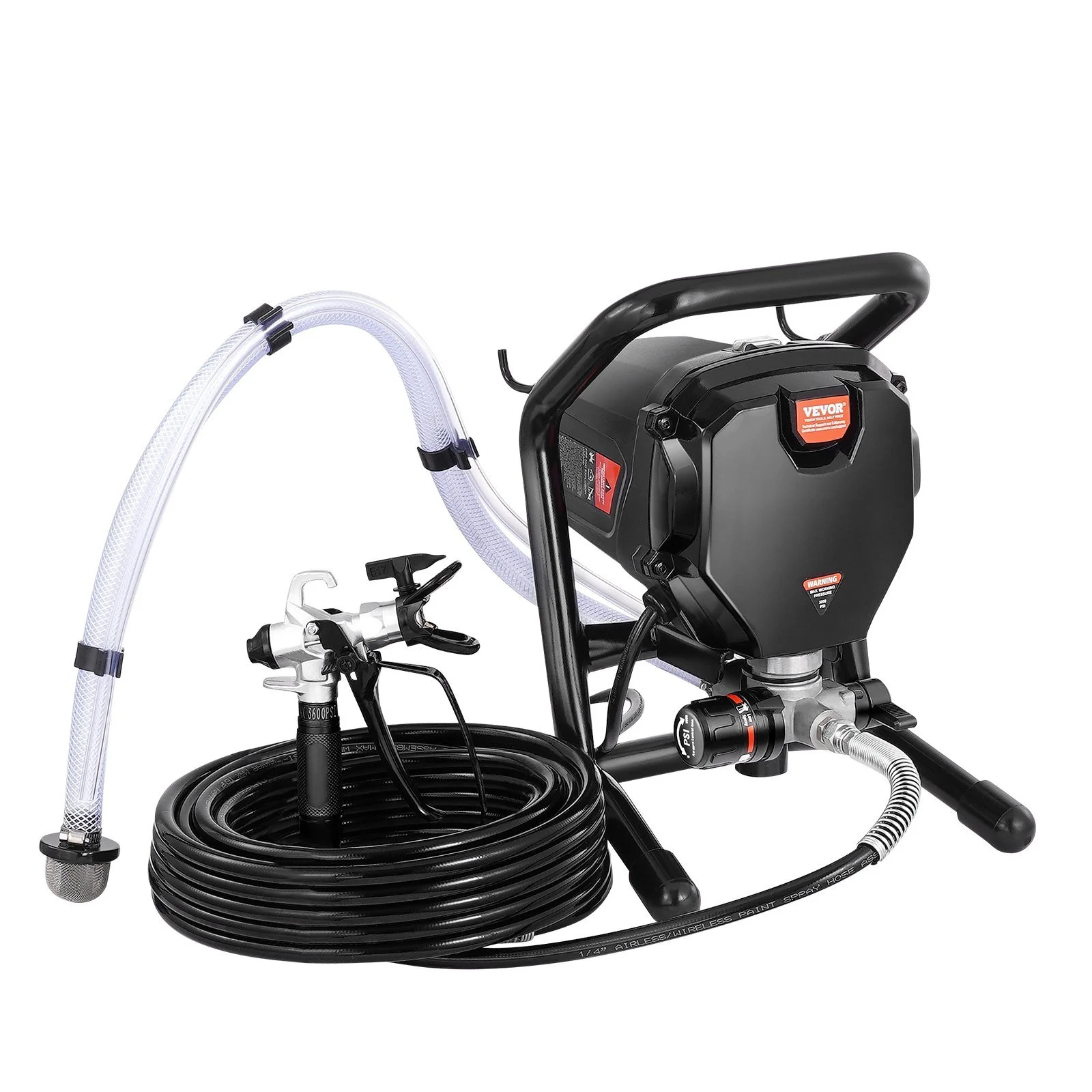 Vevor Stand Airless Paint Sprayer, 3000psi 750w Efficient Electric Airless Sprayer,for Home Interior and Exter