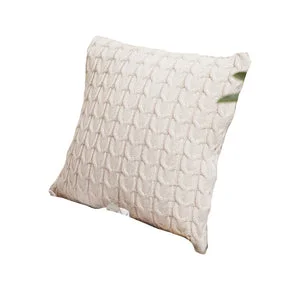 Vintage Continental Knitted Plain Cushion Cover