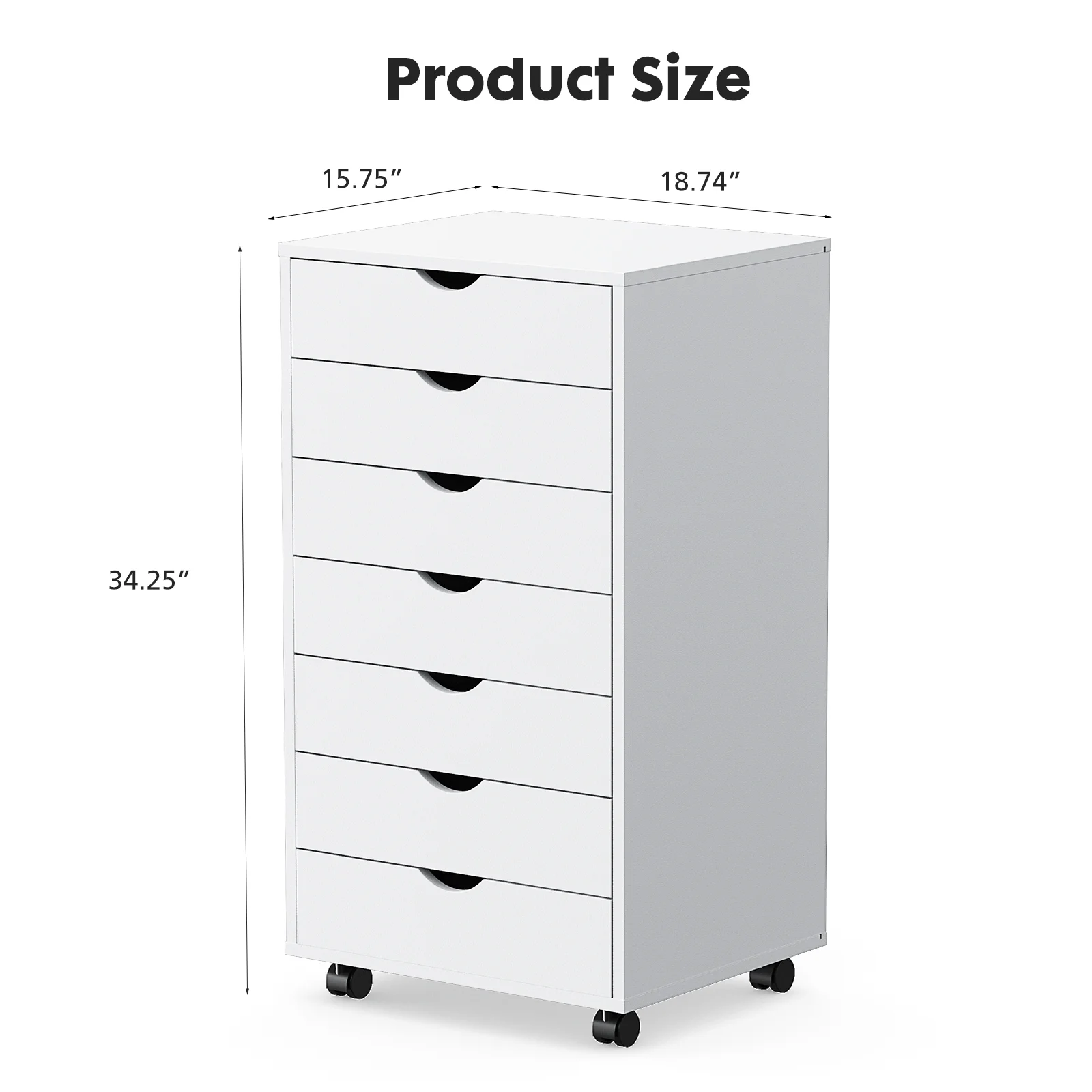 Wheeled Lockers, Dressers, Mobile Organizational Drawers
