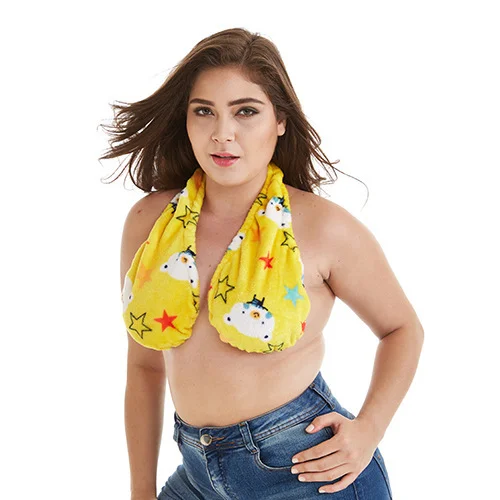 Women's Personalized One-piece Tube Top Towel