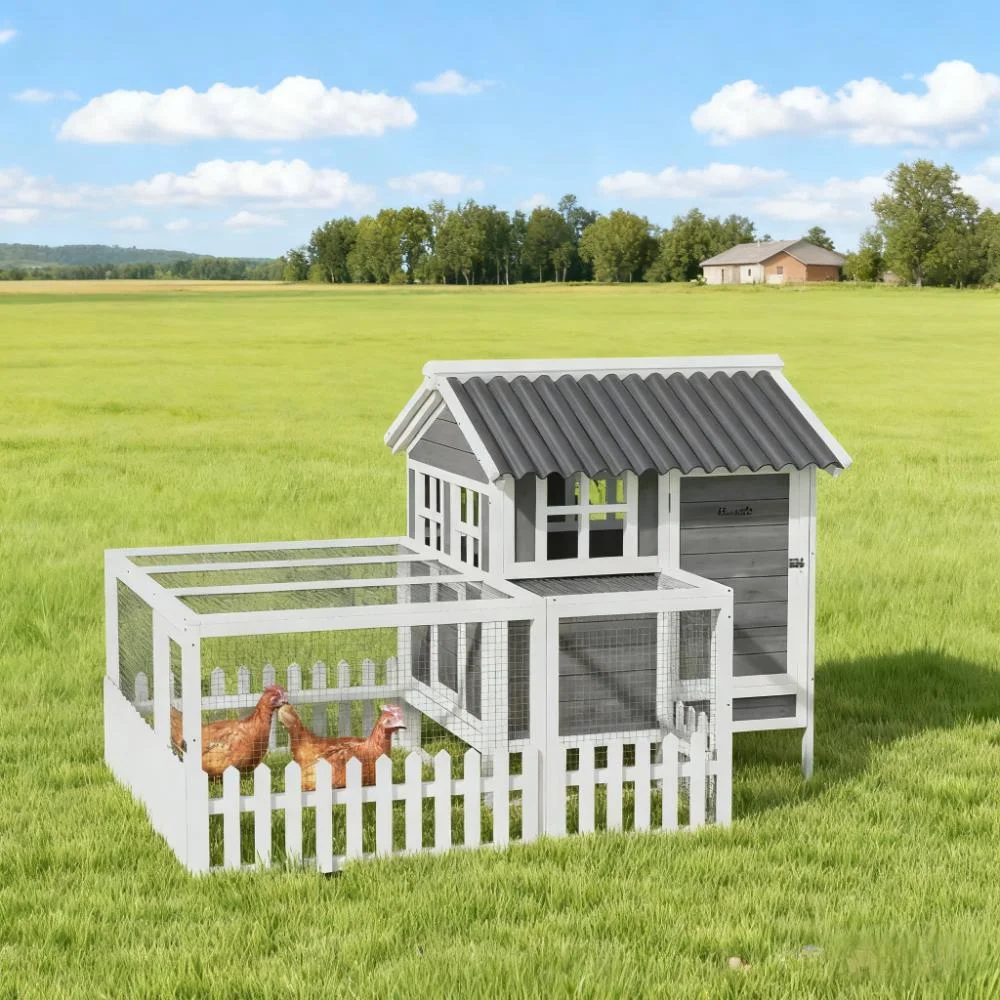 Wooden Chicken Coop for 3-4 Chickens