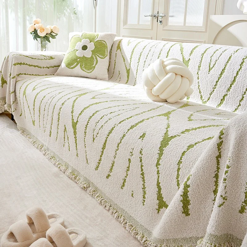 Wool Yarn One-piece Full Covered Light Luxury Fabric Sofa Cover