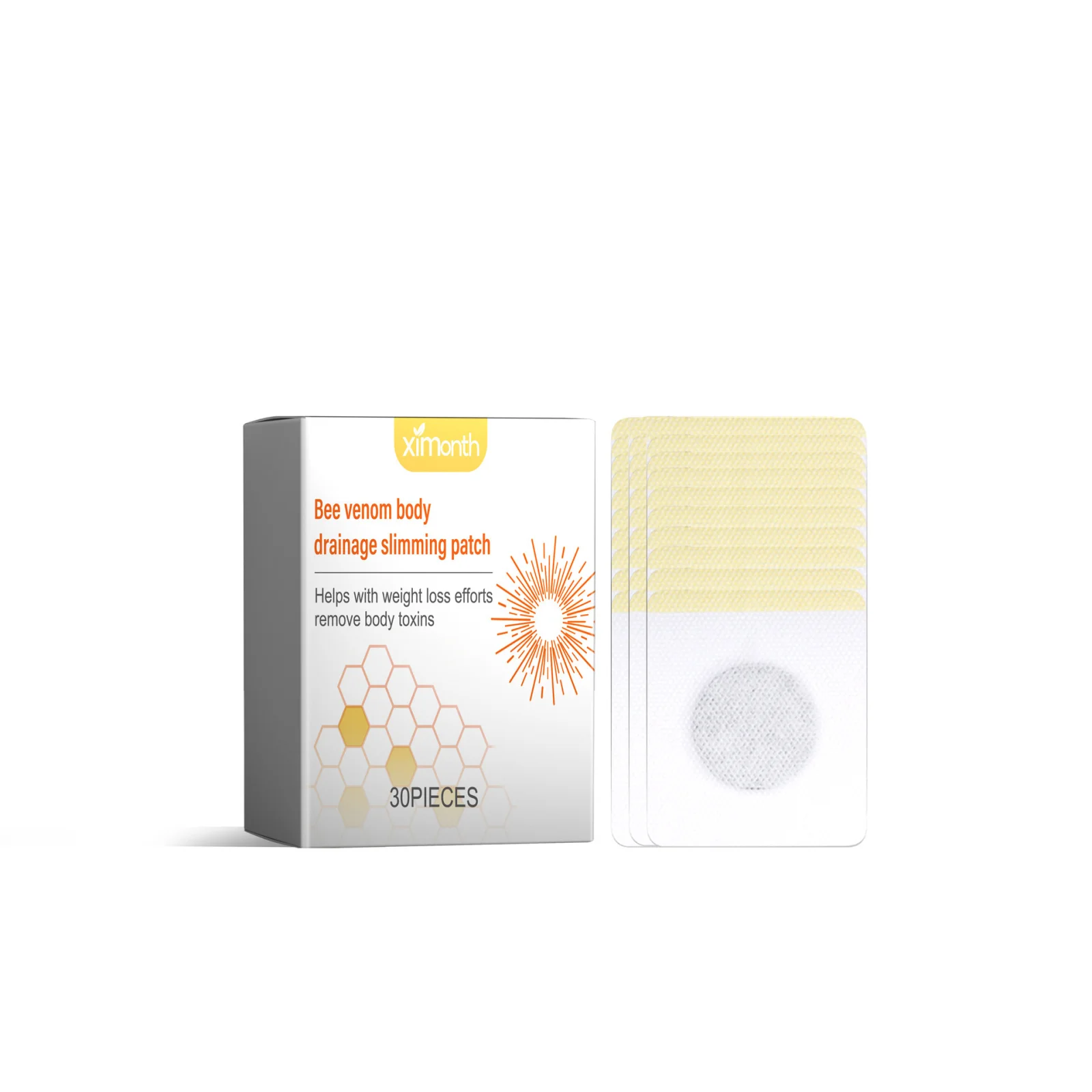 Ximonth Bee Venom Lymphatic Body Sculpting Patch - Natural Remedy for Swollen Lymphatics & Tightened Arms