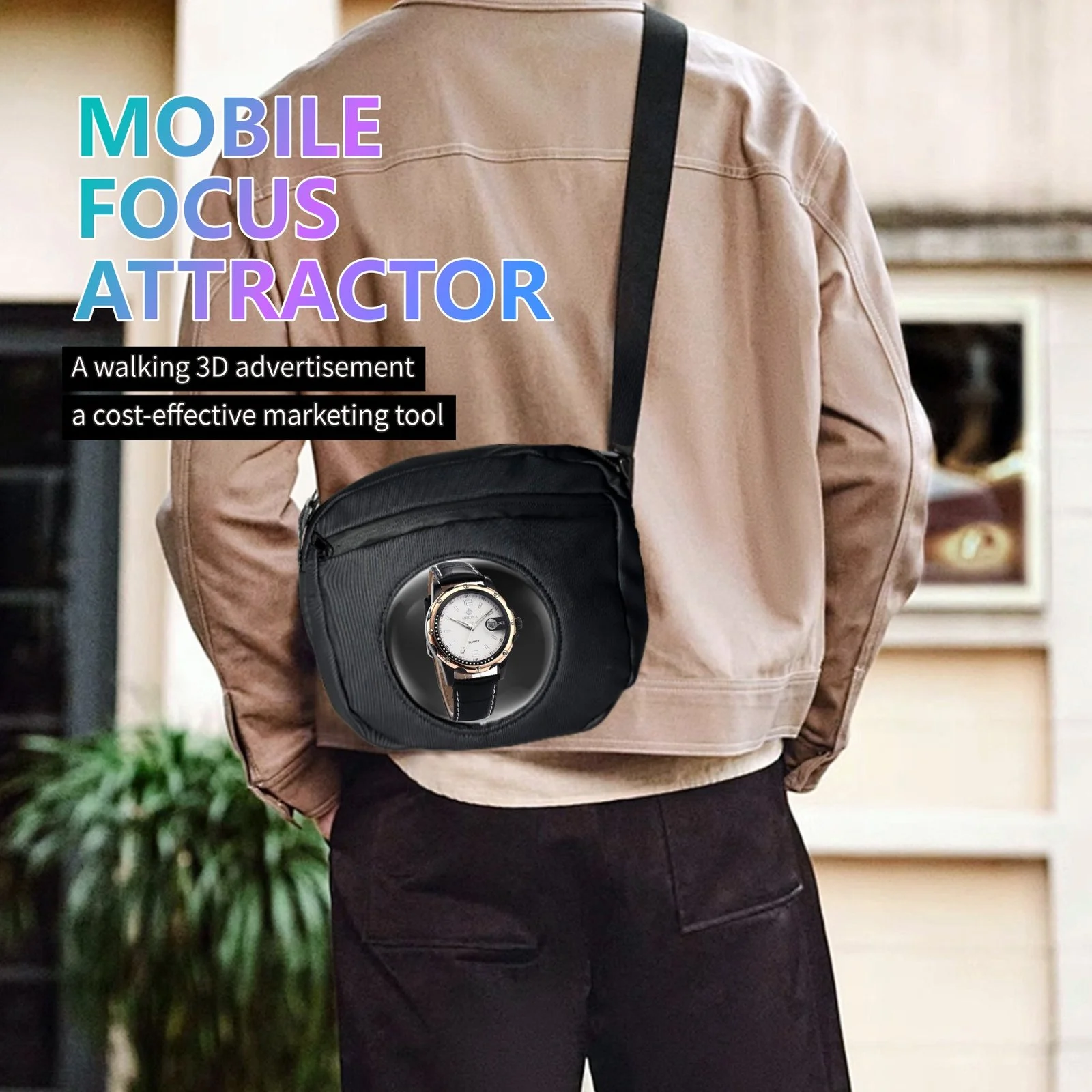 3D Holographic Backpack Display