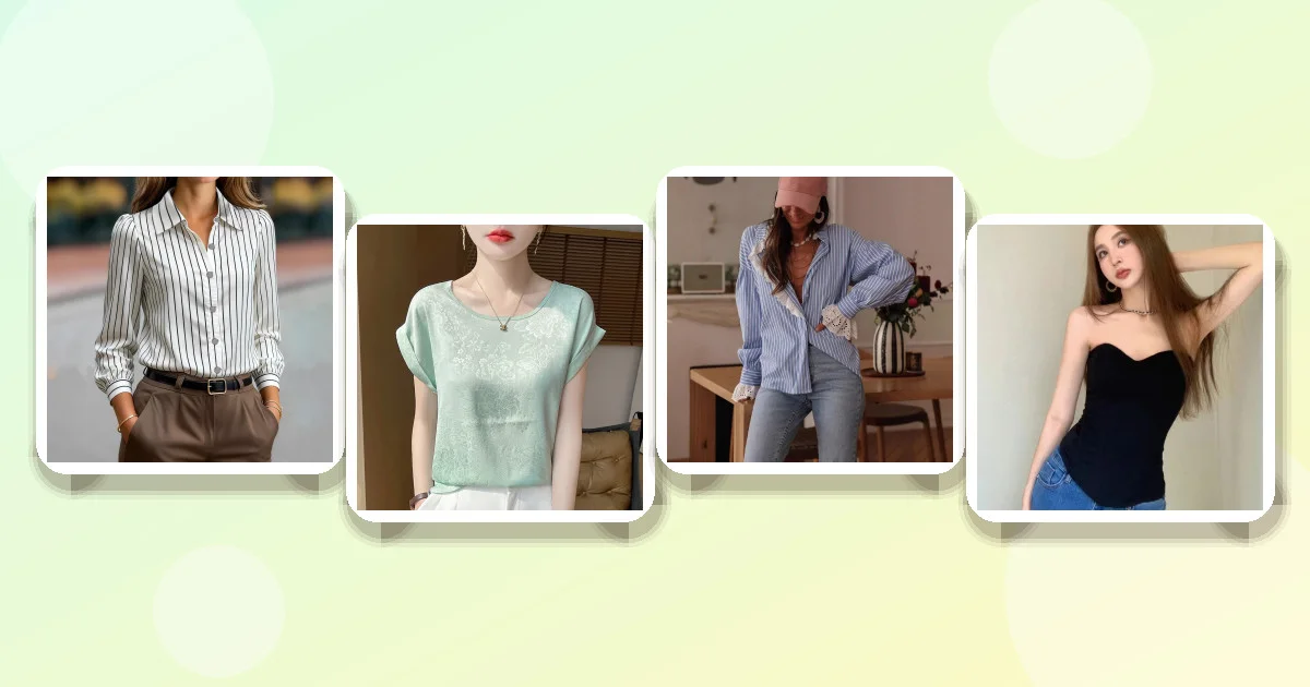 5 Best Women's Blouses to Layer Under Sweaters at Work