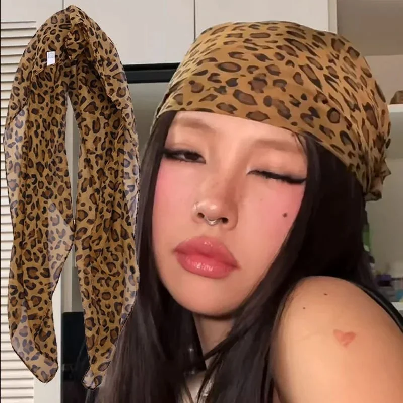 Add a Retro Touch with Our Leopard Headscarf