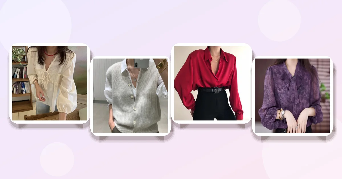 Best Women's Blouses for Fall Office Layering Under Sweaters