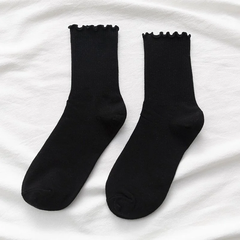 Breathable Mid-Calf Socks for Women