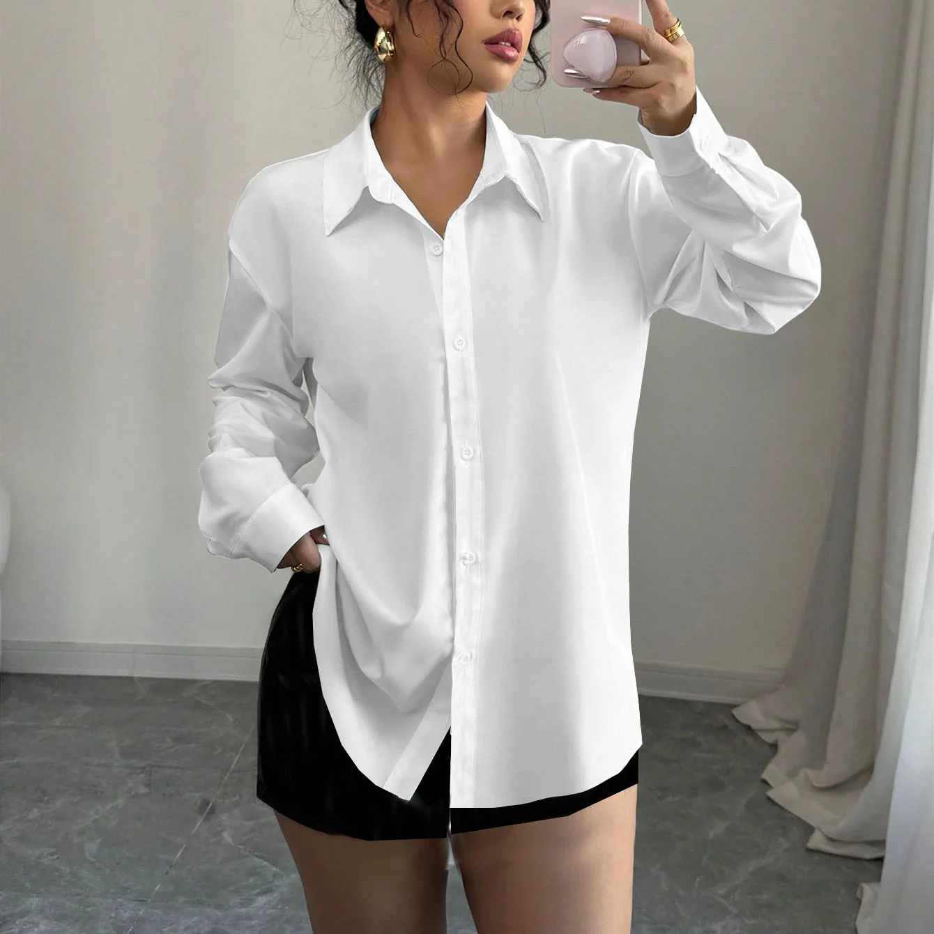 Casual Elegant Shirt New Best-selling Style