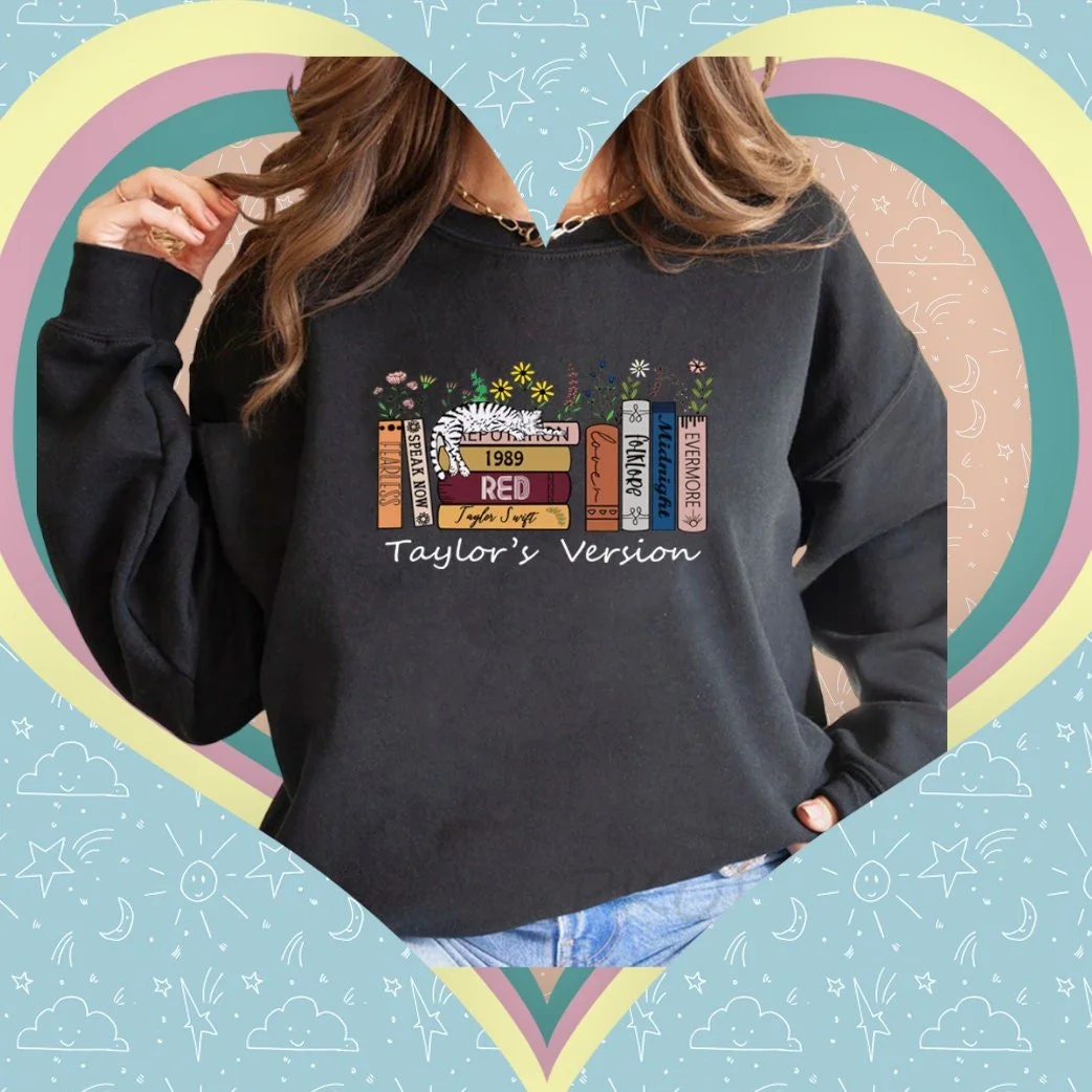 Chic Patterned Women's Round Neck Long Sleeve Sweater