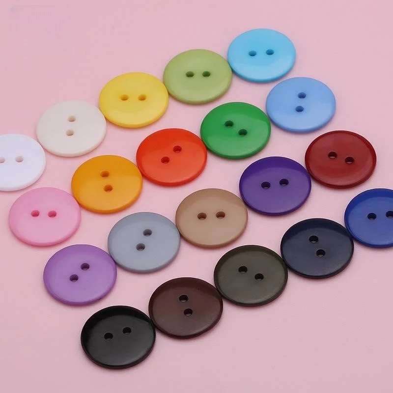Colorful Two-Eye Button for Jackets & Sweaters