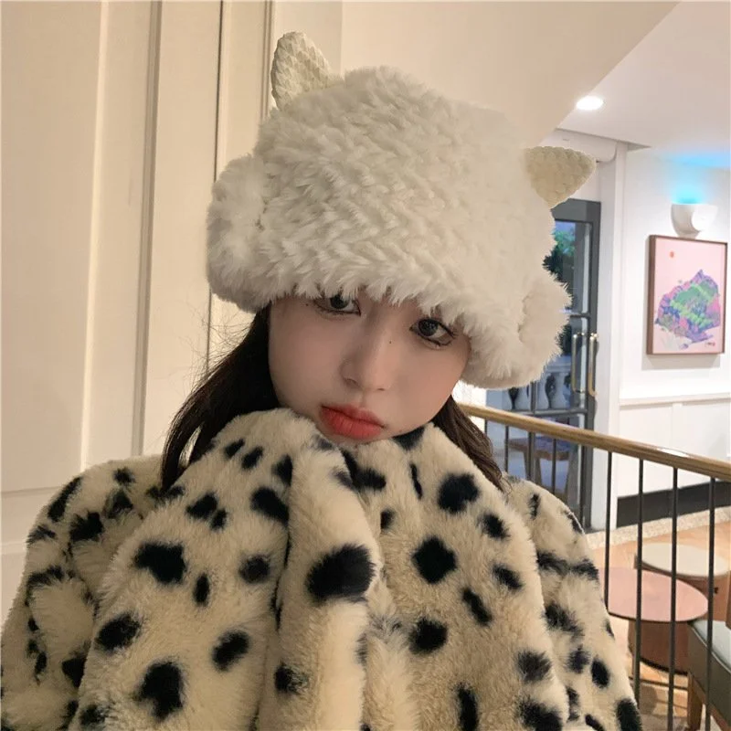 Cozy Cat Ear Hat Cold Proof