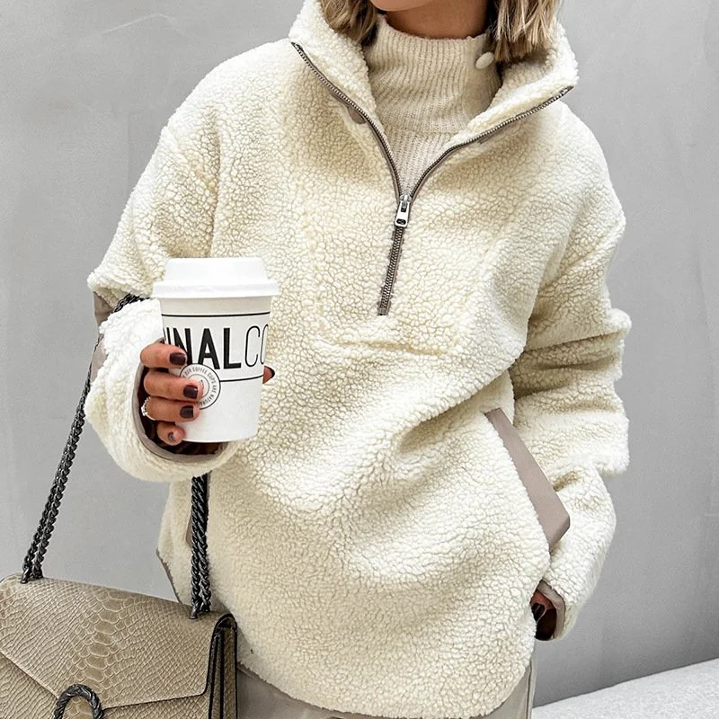 Cozy Loose Fit Pullover Sweater for Women