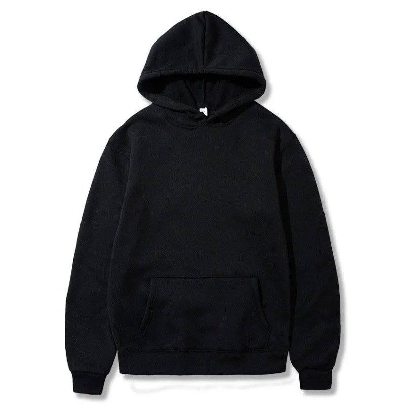 Cozy Unisex Hoodie - Solid Color Pullover Jacket