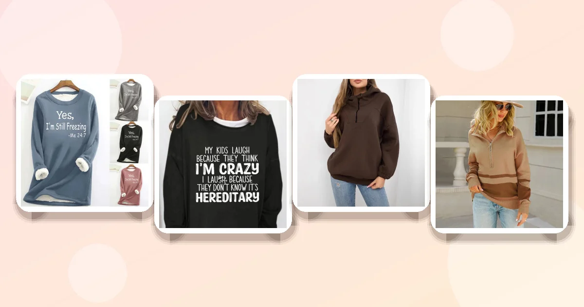 Cozy Women's Sweatshirts Perfect for NBA Playoffs Viewing Parties