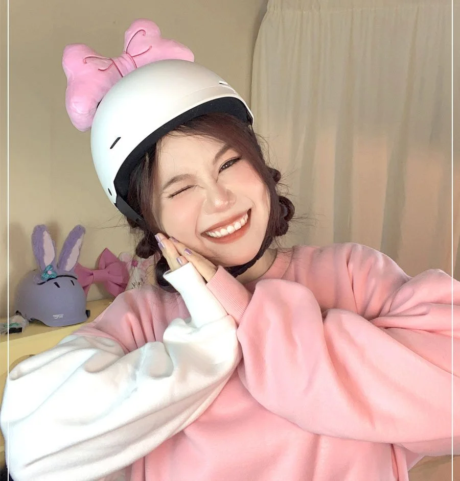 Cute Bow Helmet Decoration