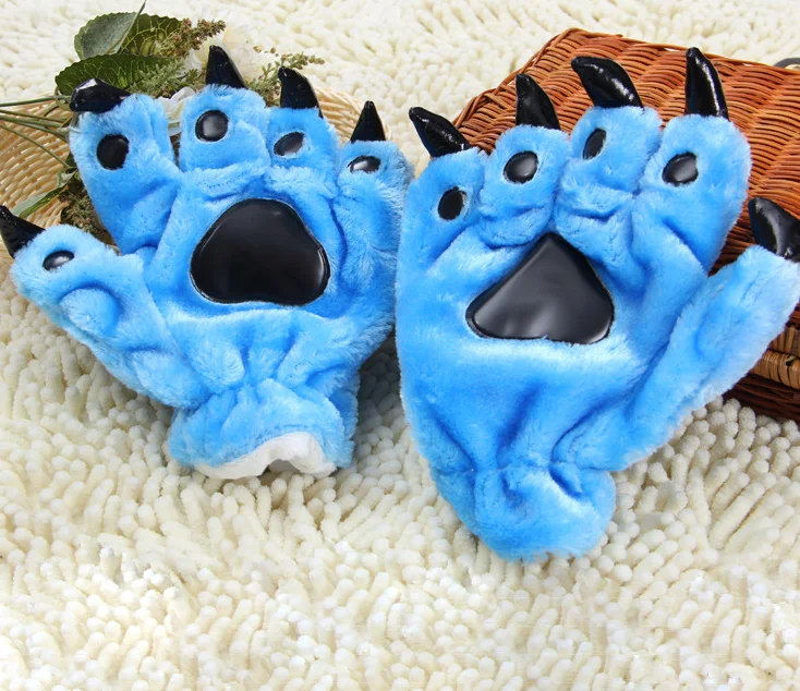 Cute Cartoon Dinosaur Gloves for Adults