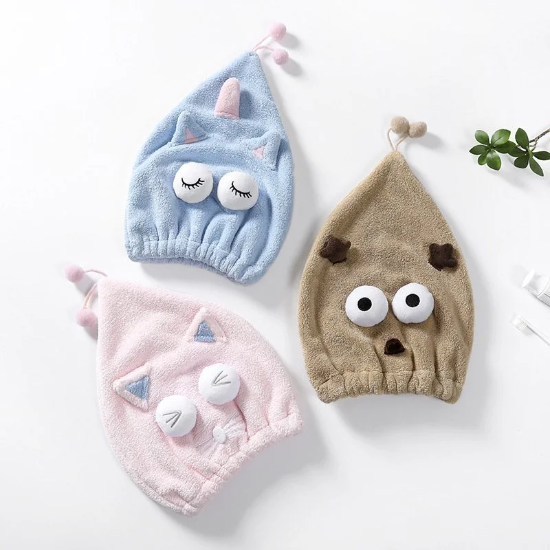 Cute Cartoon Hair Dryer Hat for Women