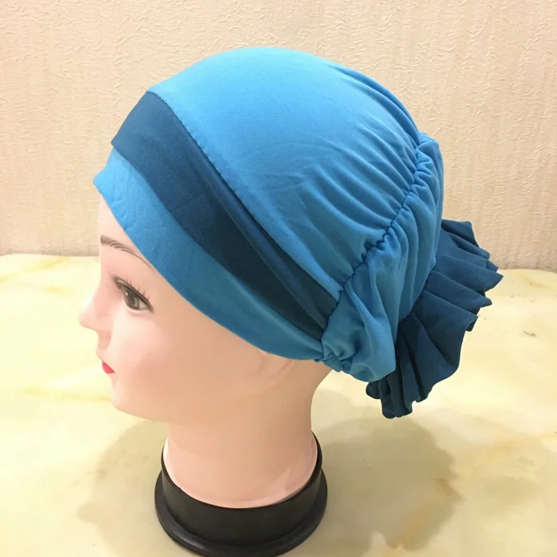 Double Color Board Bead Caps for Women
