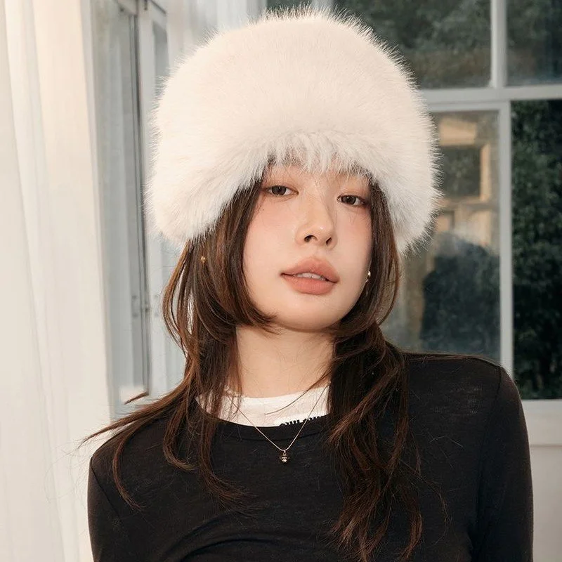 Ear Flap Beret for Women - Warm Winter Hat