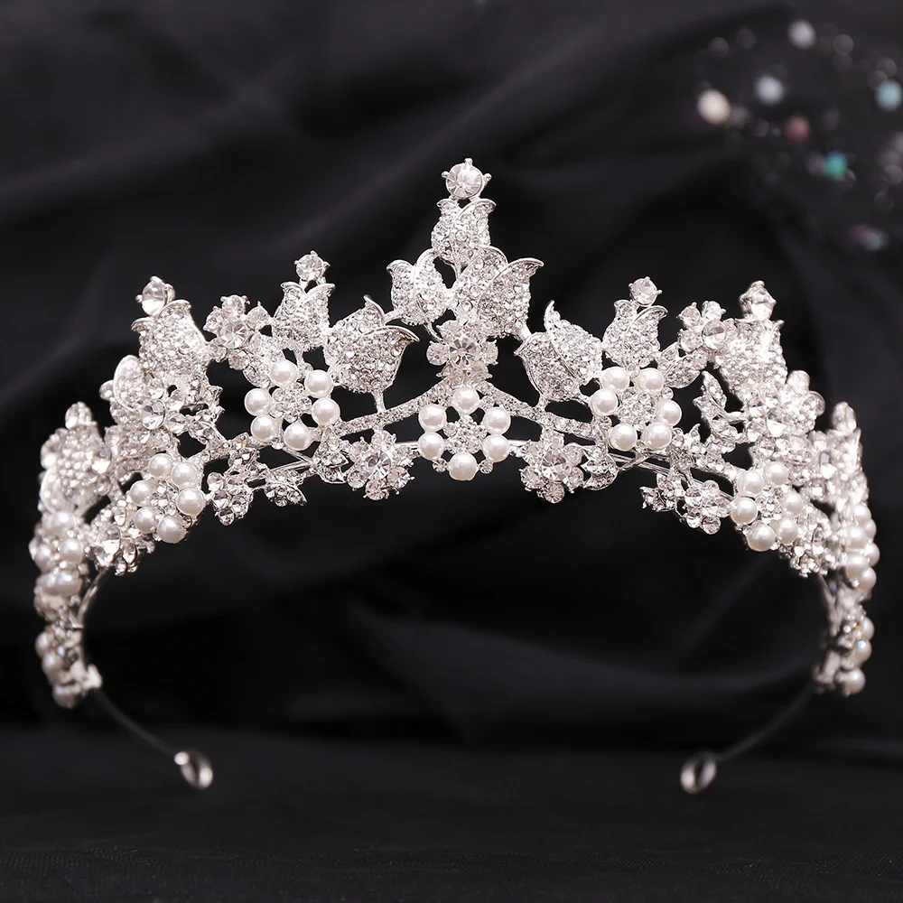 Elegant Bridal Crown Headpiece for Wedding Dresses