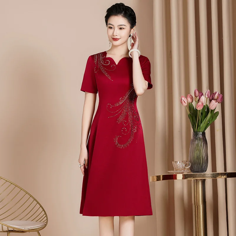 Embroidered Fashionable and Elegant Womens Dress
