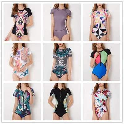 Flattering One-Piece Swimsuit with Built-in Chest Pads