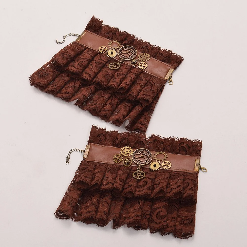 Gothic Steampunk Lace Cuff for Women