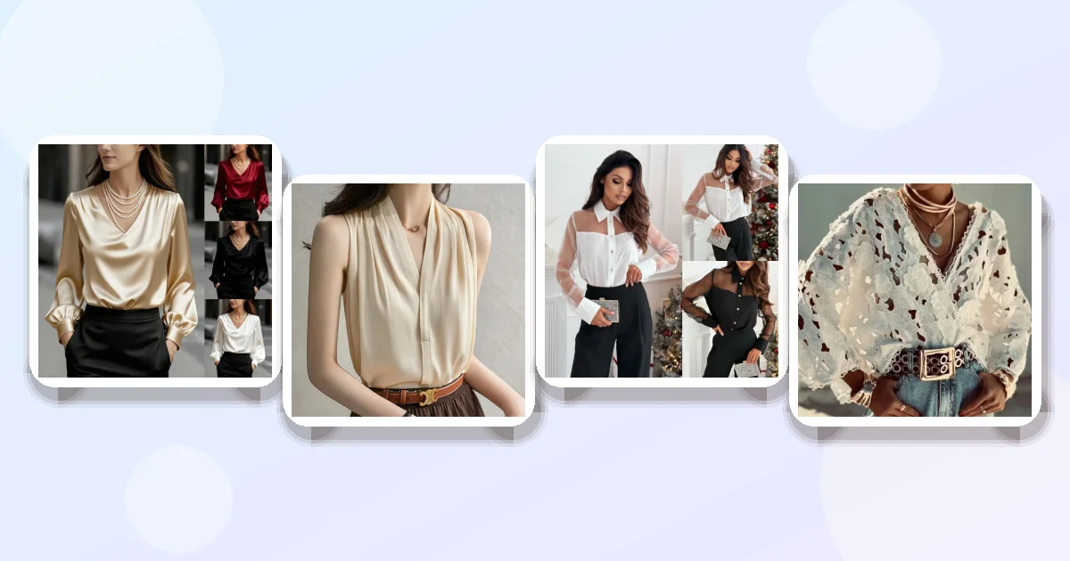 How to Layer Women's Blouses & Sweaters for a Sharp Office