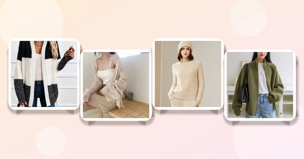 How to Pick the Perfect Women's Sweater to Layer Over Your WFH Dress