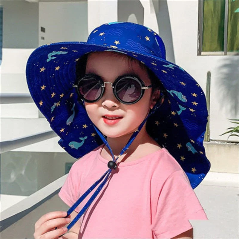 Kids' Sun Hat for Summer - Wide Brim Sun Protection