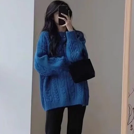 Lazy Sweater Women's New Autumn and Winter Base
