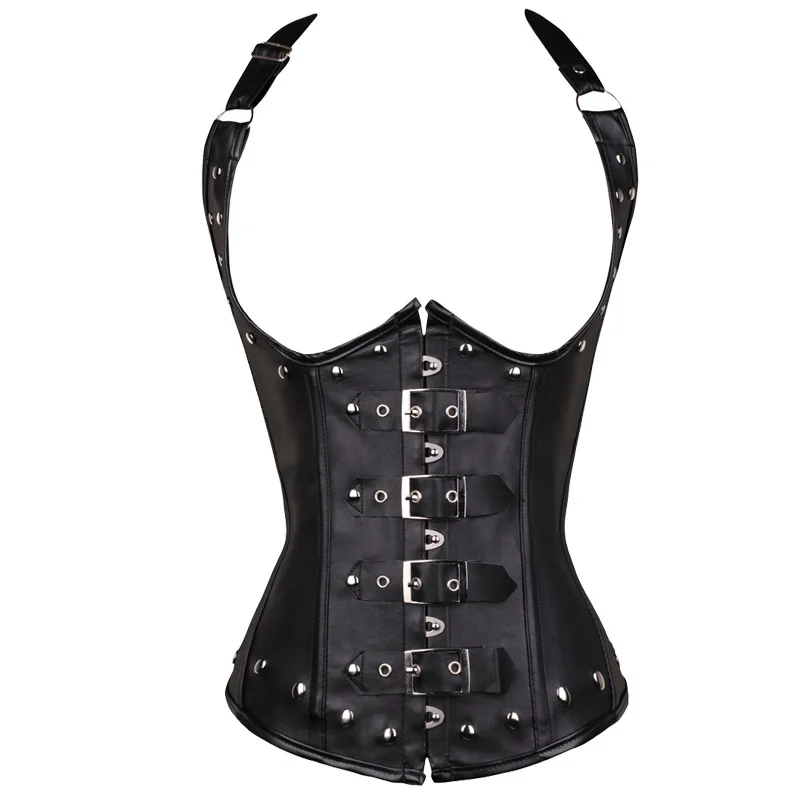 Leather Corset Top for Women