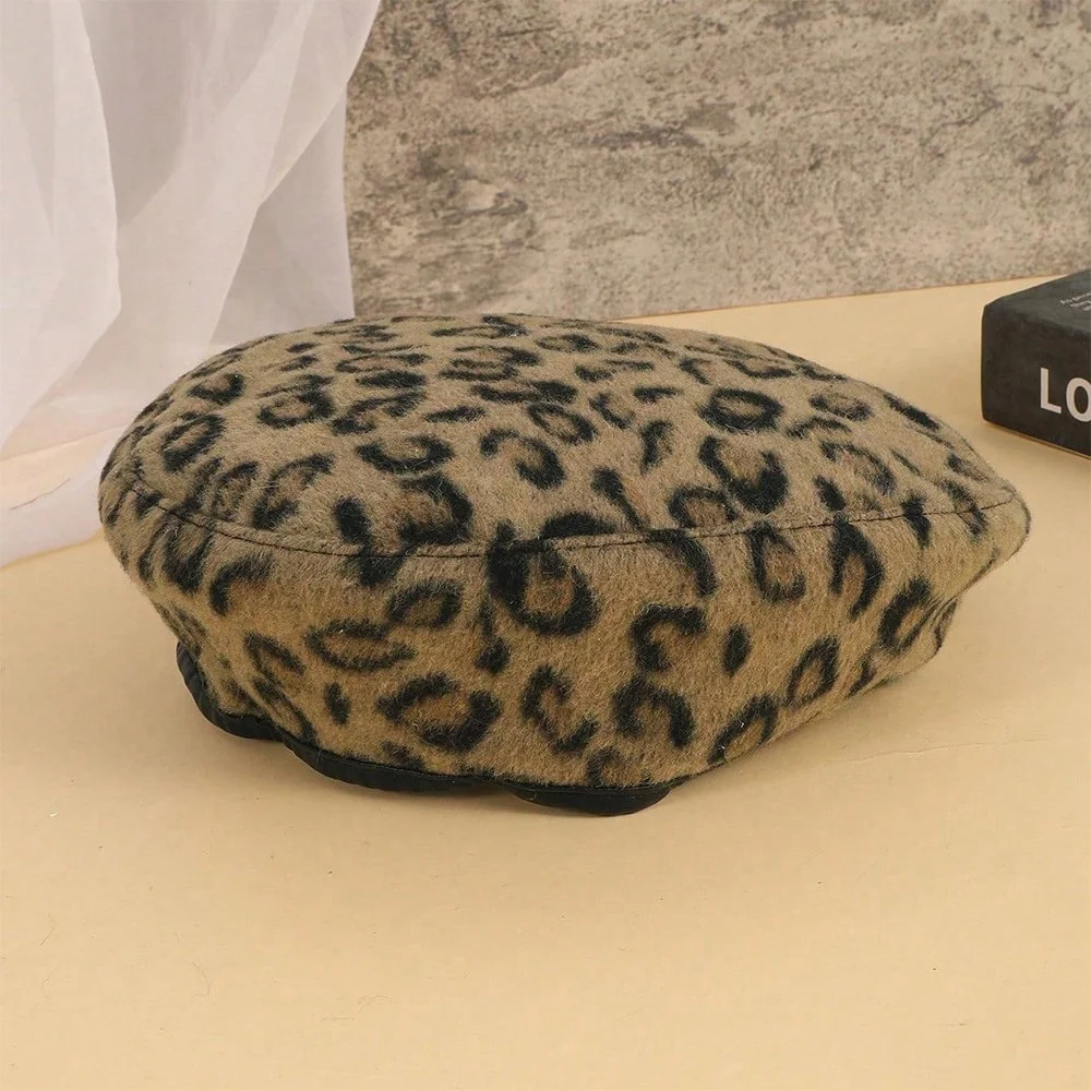 Leopard Print Fedora Hat for Women & Men