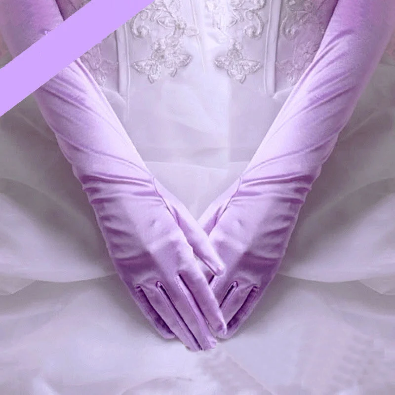 Multicolor Wedding Party Gloves for Women