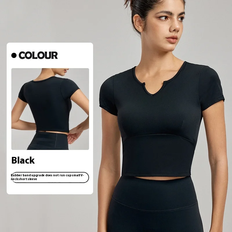 New Yoga Wear Short Sleeve T-shirt Top
