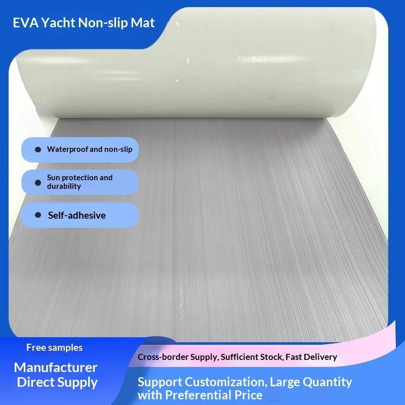 Oushen Cnc Carving Eva Yacht Anti-slip Mat Waterproof Non-slip Foot