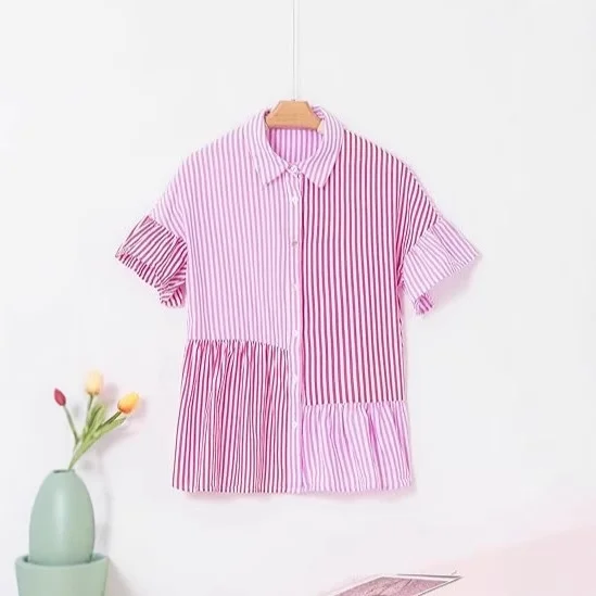 Plus-size Casual Shirt Women's Top